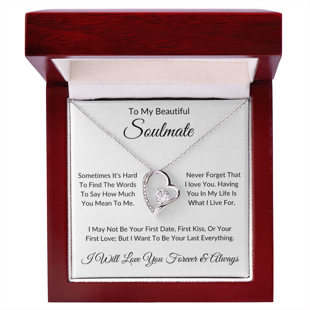 To My Beautiful Soulmate | Forever Love Necklace