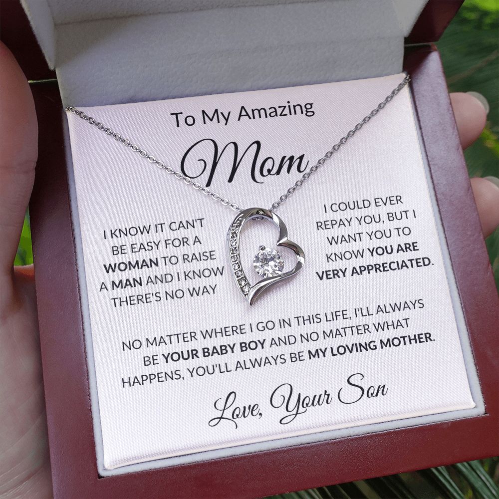 To My Amazing Mom | Forever Love Necklace