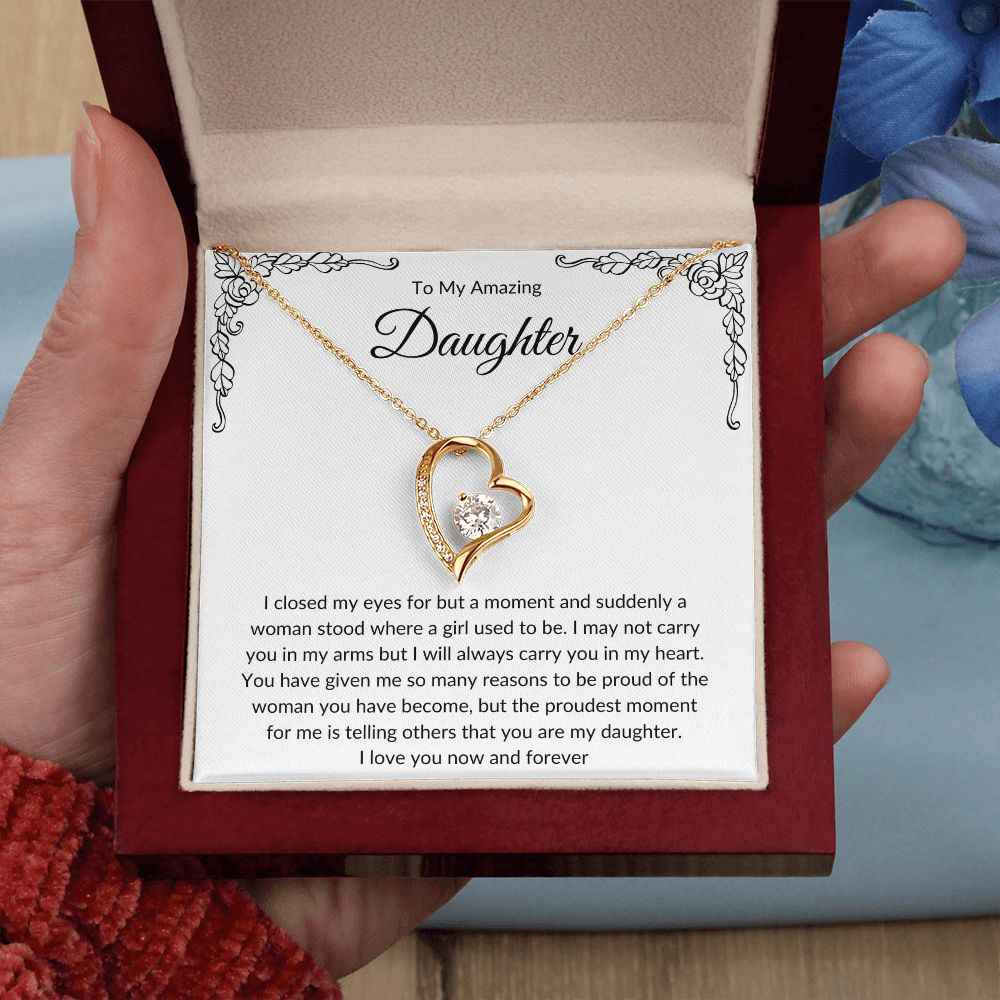 To My Amazing Daughter | Forever Love Necklace