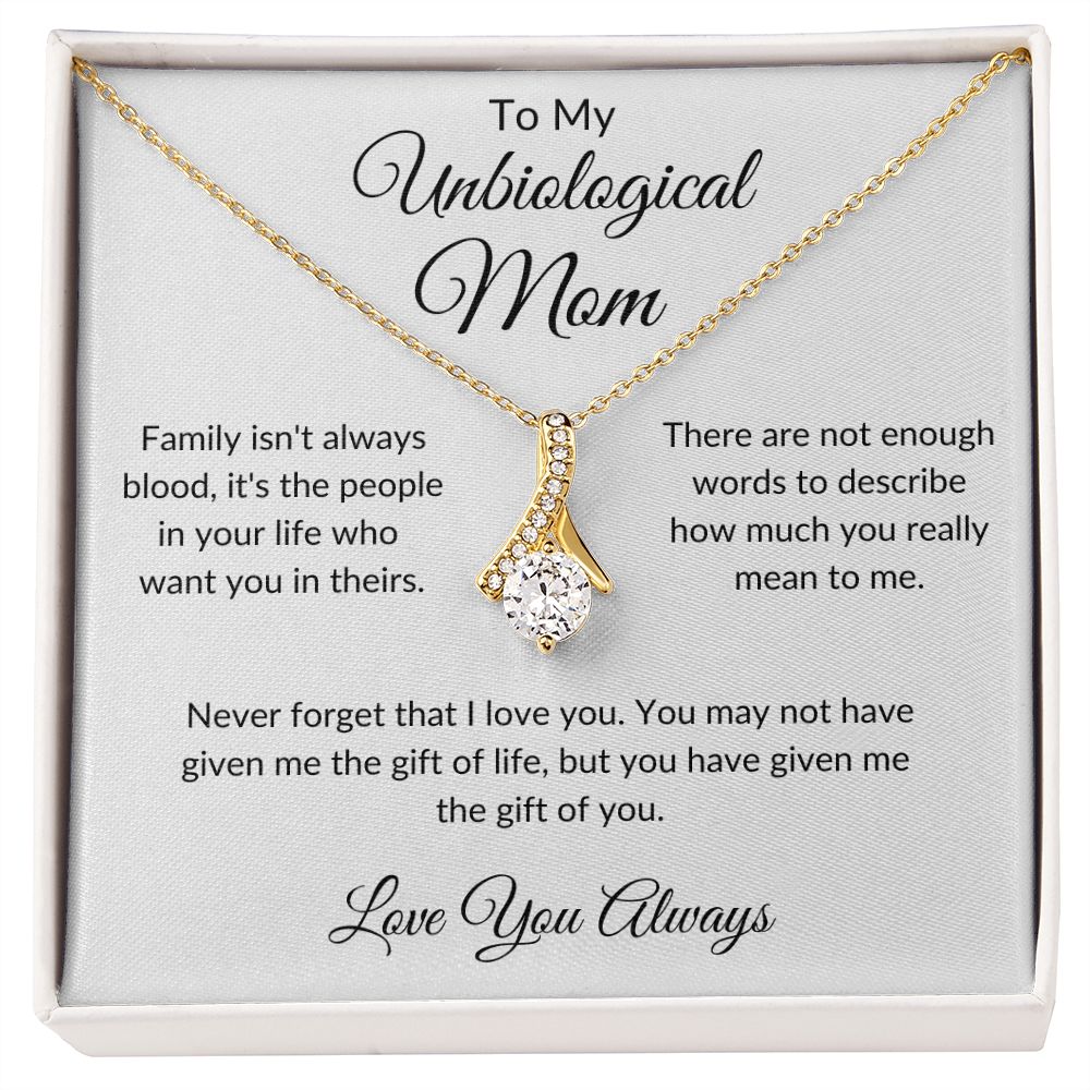 To My Unbiological Mom | Alluring Beauty Necklace
