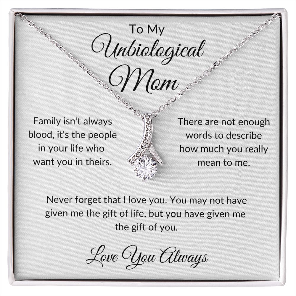 To My Unbiological Mom | Alluring Beauty Necklace