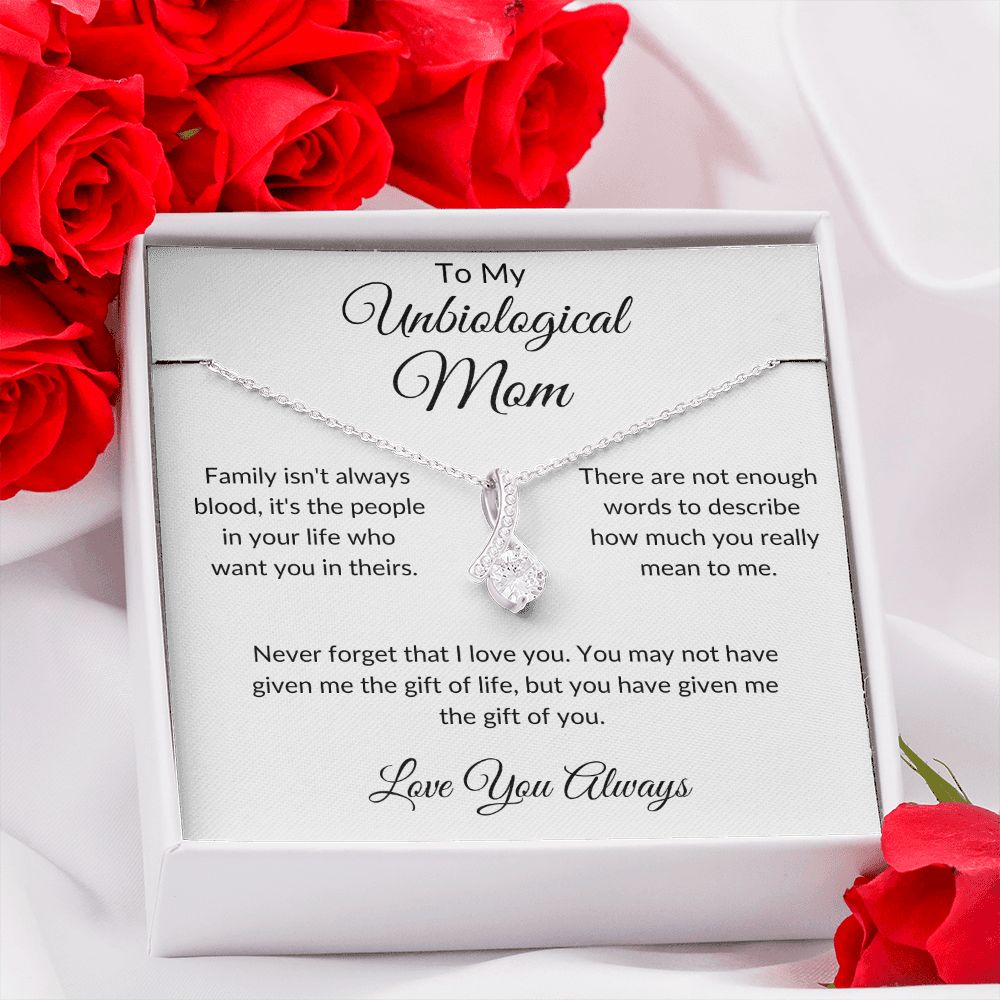 To My Unbiological Mom | Alluring Beauty Necklace