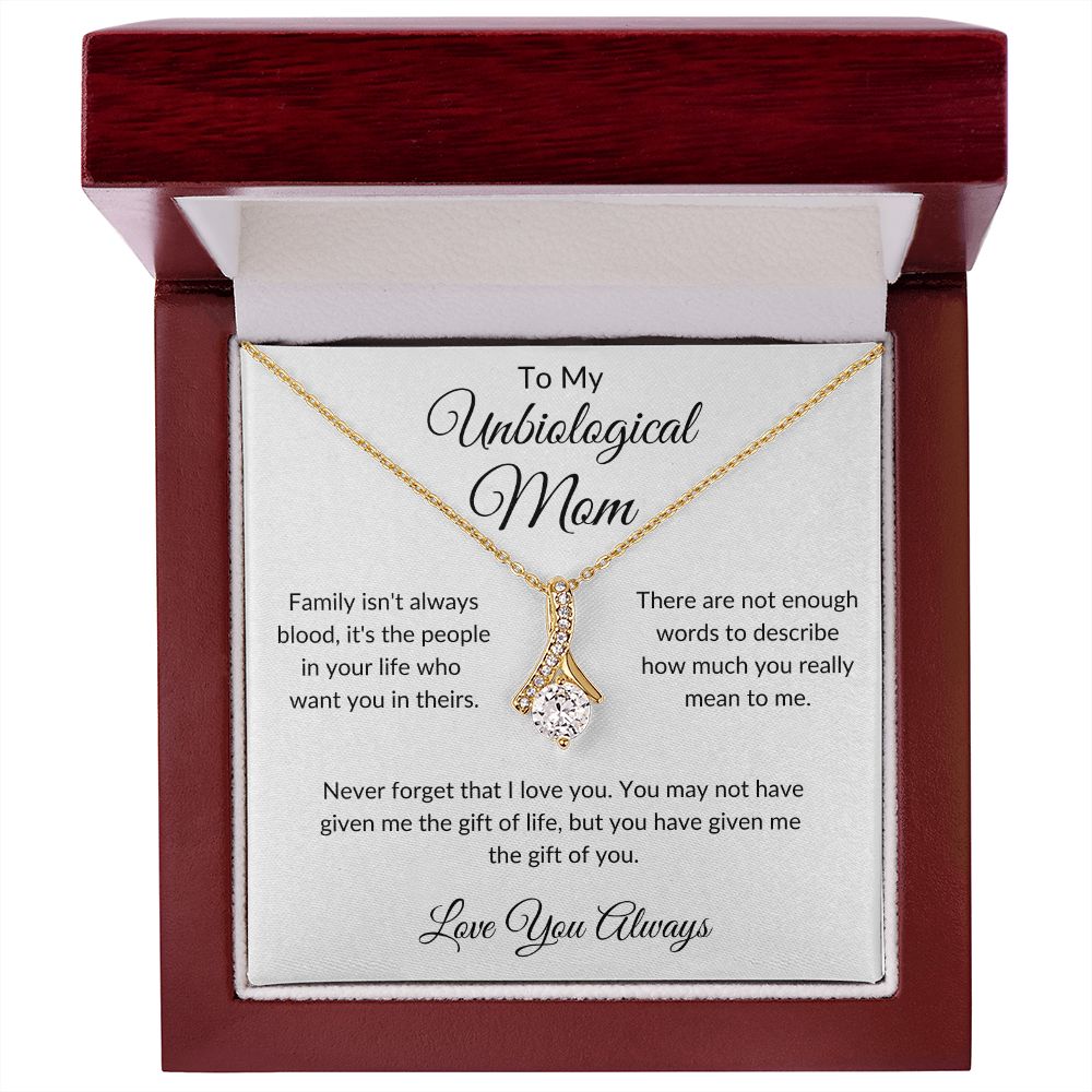 To My Unbiological Mom | Alluring Beauty Necklace