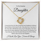 To My Amazing Daughter | Love Knot Necklace