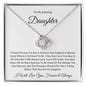 To My Amazing Daughter | Love Knot Necklace
