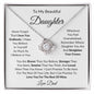 To My Beautiful Daughter | Love Knot Necklace