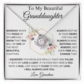 To My Beautiful Granddaughter | Love Knot Necklace