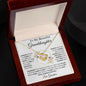 To My Beautiful Granddaughter | Love Knot Necklace