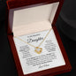 To My Beautiful Daughter | Love Mom | Love Knot Necklace