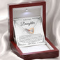 To My Lovely Daughter | Interlocking Hearts | Love Mom