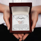 To My Lovely Daughter | Interlocking Hearts | Love Mom