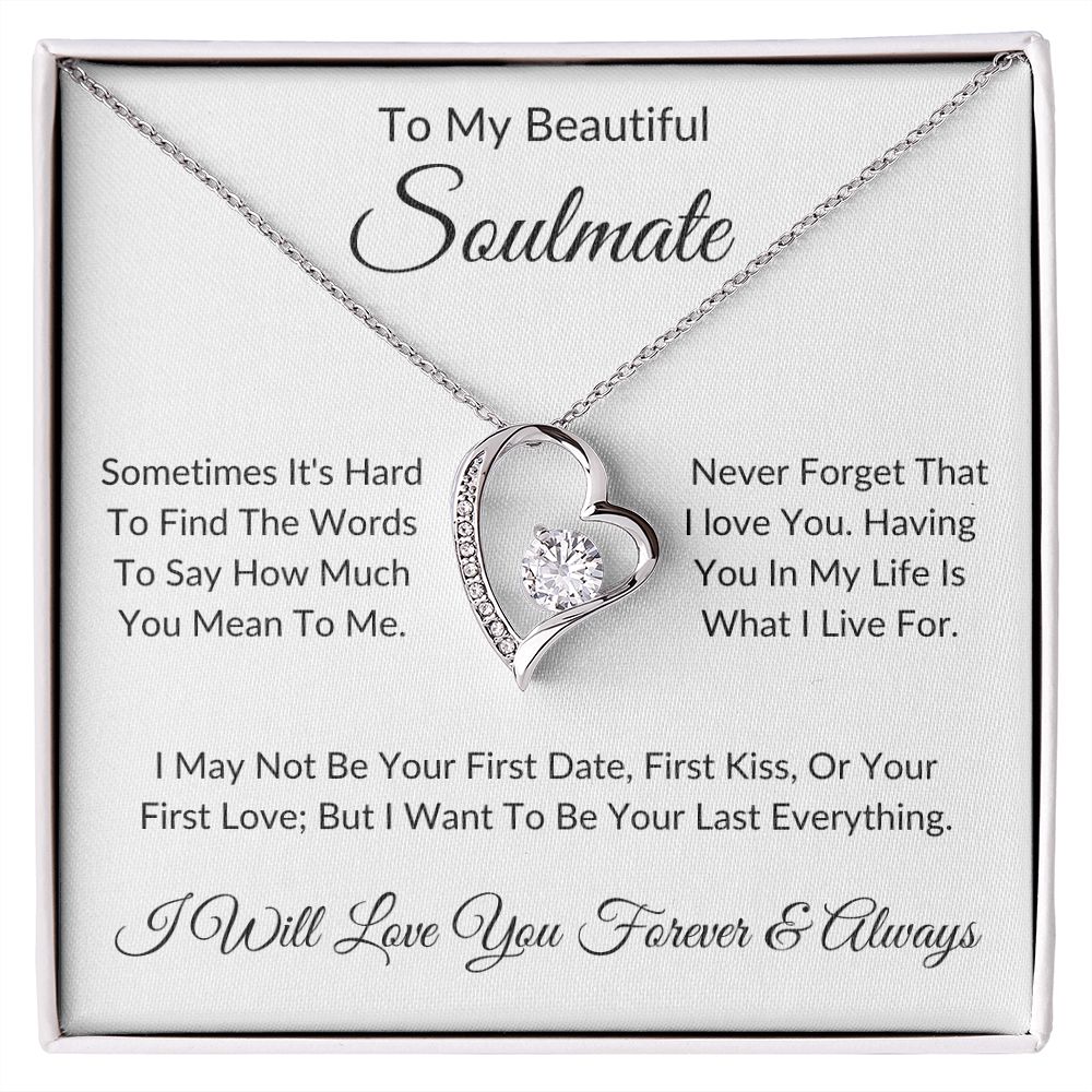 To My Beautiful Soulmate | Forever Love Necklace