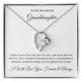 To My Wonderful Granddaughter | Forever Love Necklace