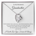 To My Wonderful Grandmother | Forever Love Necklace