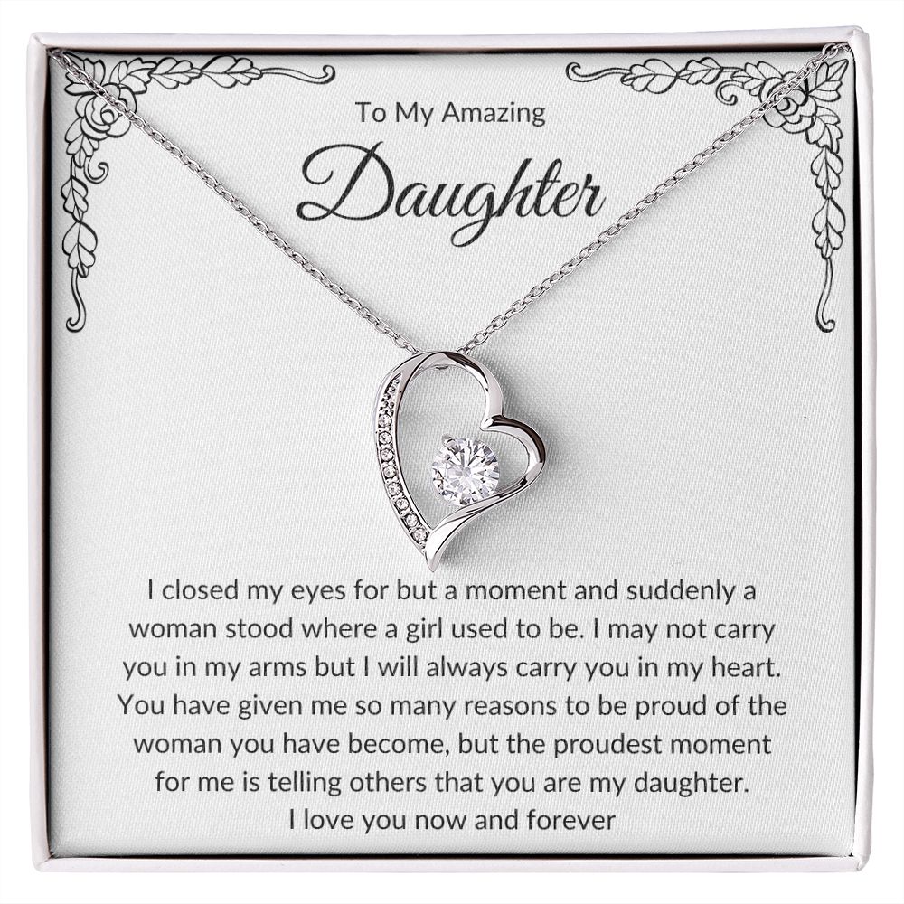 To My Amazing Daughter | Forever Love Necklace