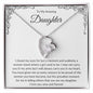 To My Amazing Daughter | Forever Love Necklace