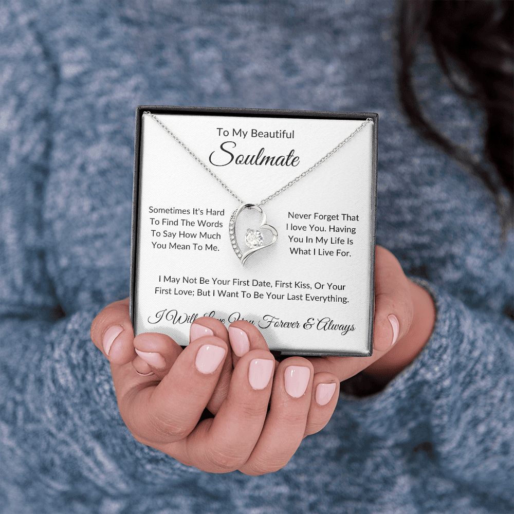 To My Beautiful Soulmate | Forever Love Necklace