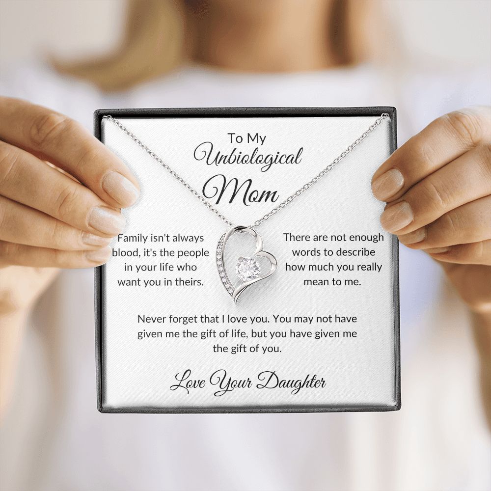 To My Unbiological Mom | Forever Love Necklace