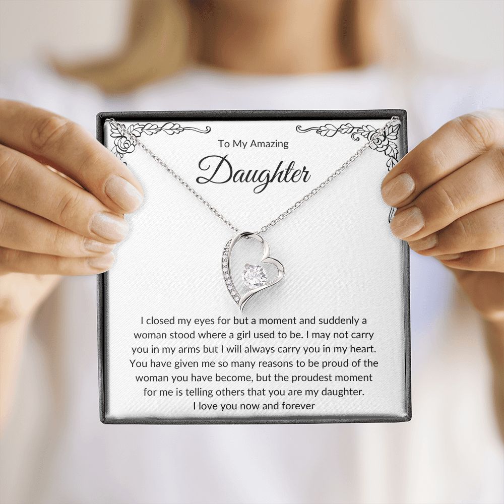 To My Amazing Daughter | Forever Love Necklace