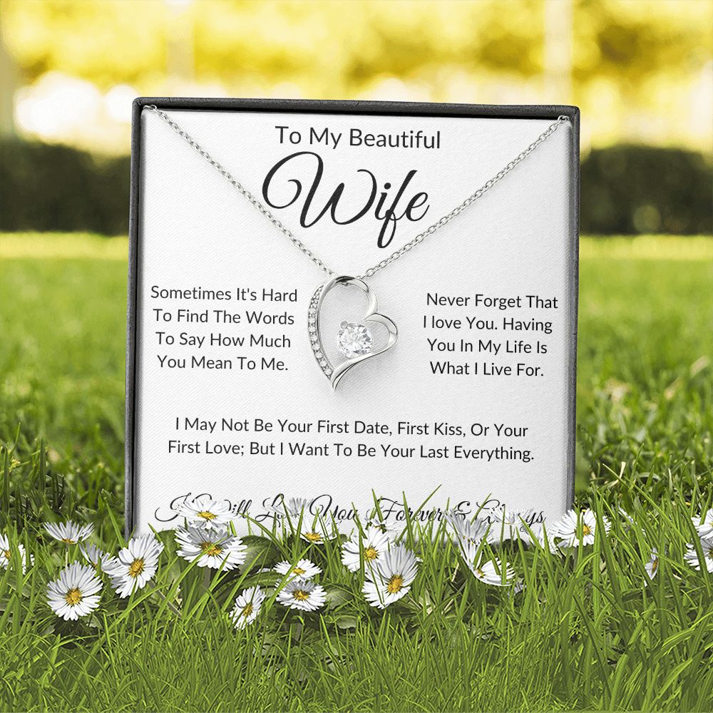 To My Beautiful Wife | Forever Love Necklace