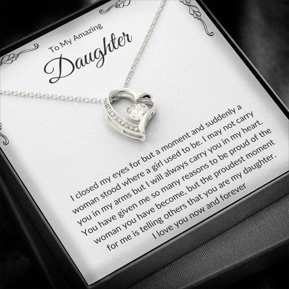 To My Amazing Daughter | Forever Love Necklace