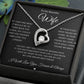 To My Beautiful Wife | Forever Love Necklace