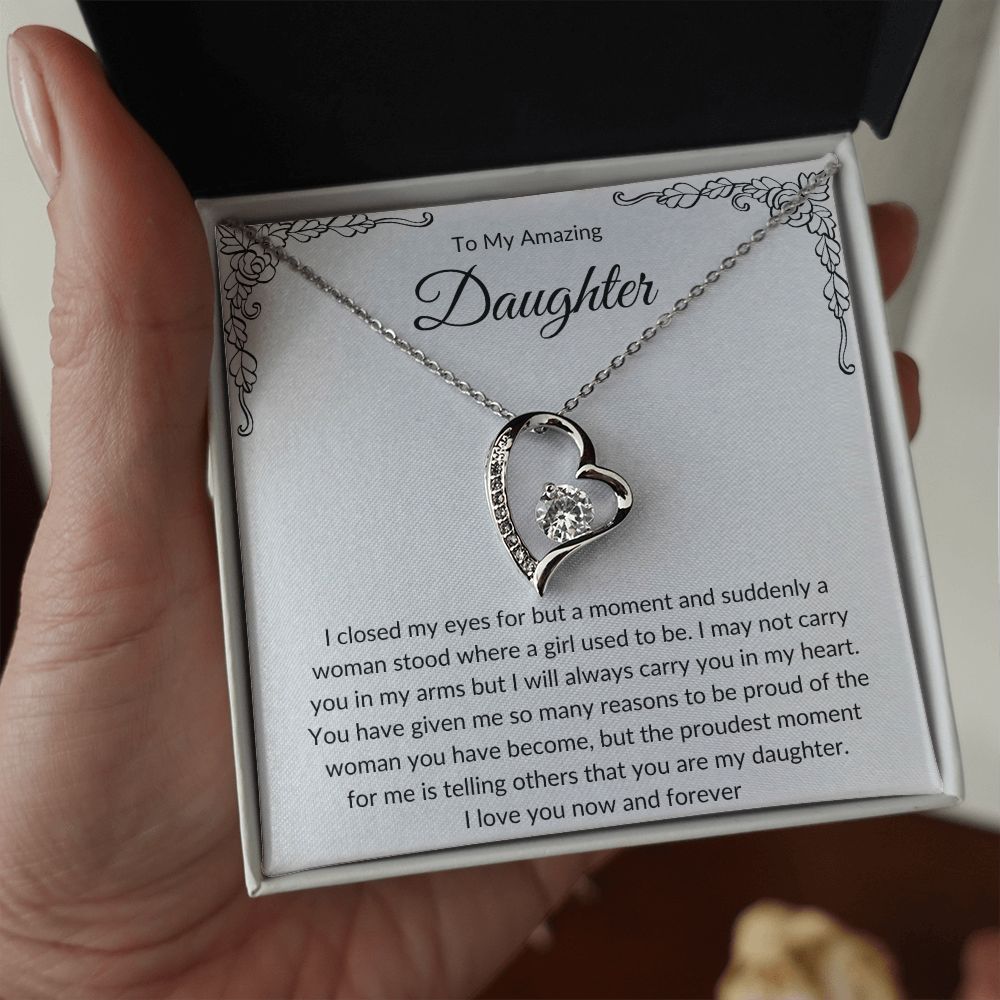 To My Amazing Daughter | Forever Love Necklace