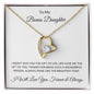 To My Bonus Daughter | Forever Love Necklace