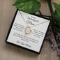 To My Unbiological Mom | Love You Always | Forever Love Necklace